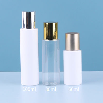 quality 100 ml plástico 80 ml recipiente branco frasco cosmético para óleo cosmético factory